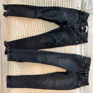 Set of two girls Zara black jeans.